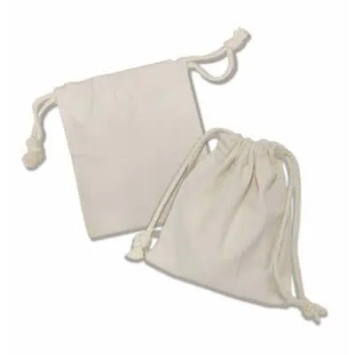 9oz Cotton Canvas Drawstring Pouch