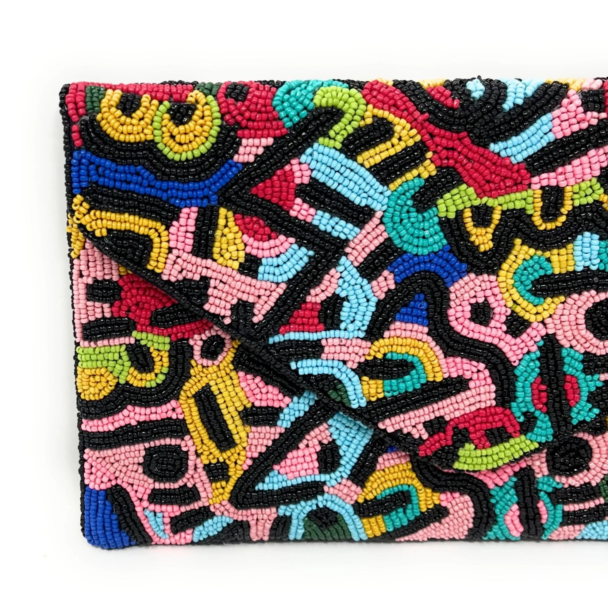 Arlo Beaded Clutch Purse