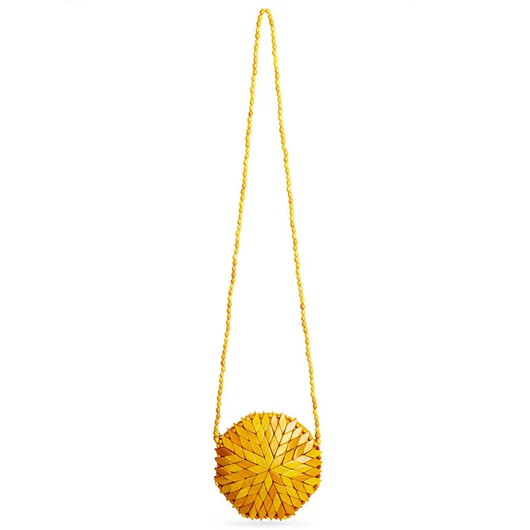 Bali Round Crossbody Bag - Yellow