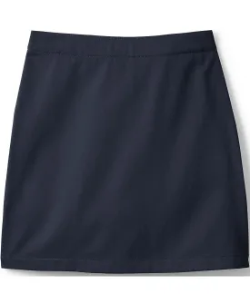 Children's Girls School Uniform Plus Mixed Chinos Above Knee Skirt Lands' End