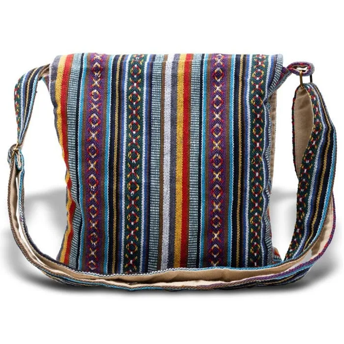 Core Hemp Crossbody Messenger Bag - ॐ Boho