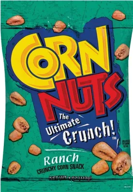 Corn Nuts 422770 Corn Nut, Ranch Crunchy, 4 oz, Bag :EA: QUANTITY: 12