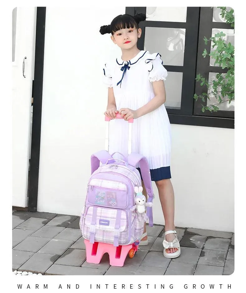 Cute Kawaii Trolley School Bag For Girls – CT3091