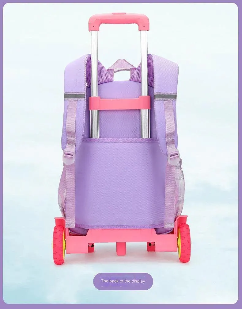 Cute Kawaii Trolley School Bag For Girls – CT3091