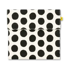 Dots Black and White Flip Snack Sack