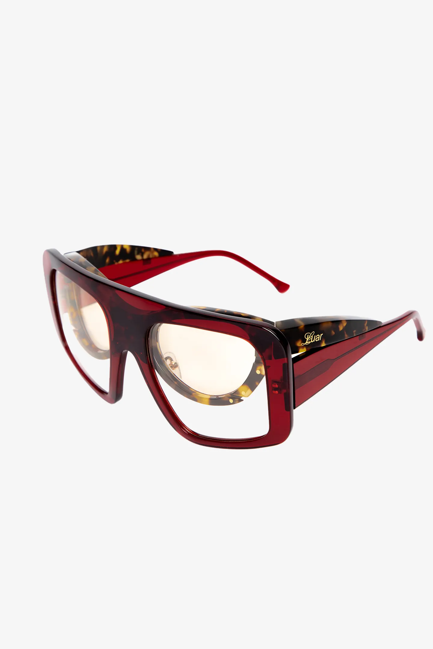 DOUBLE EYEWEAR - BURGUNDY/TORTOISE