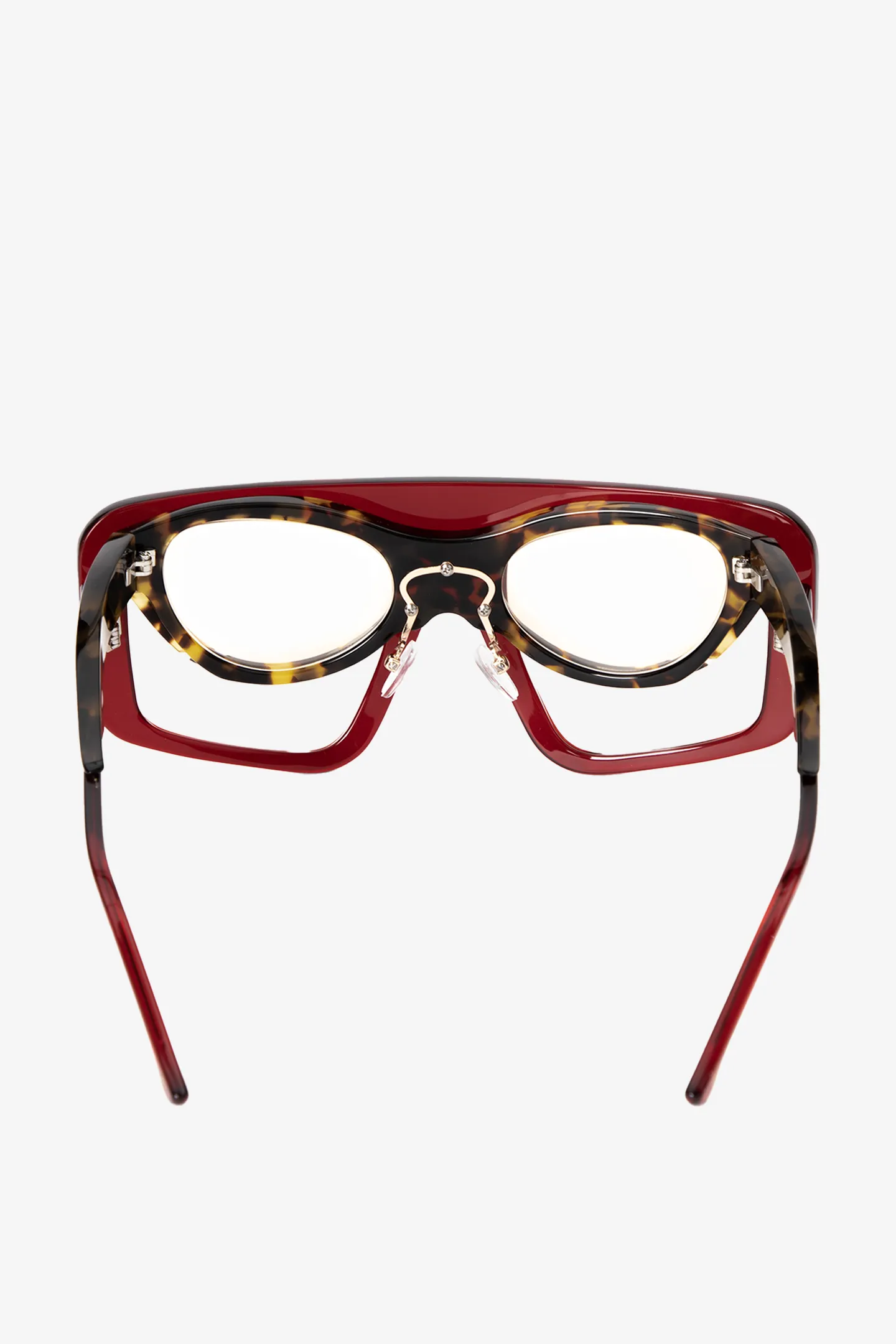 DOUBLE EYEWEAR - BURGUNDY/TORTOISE