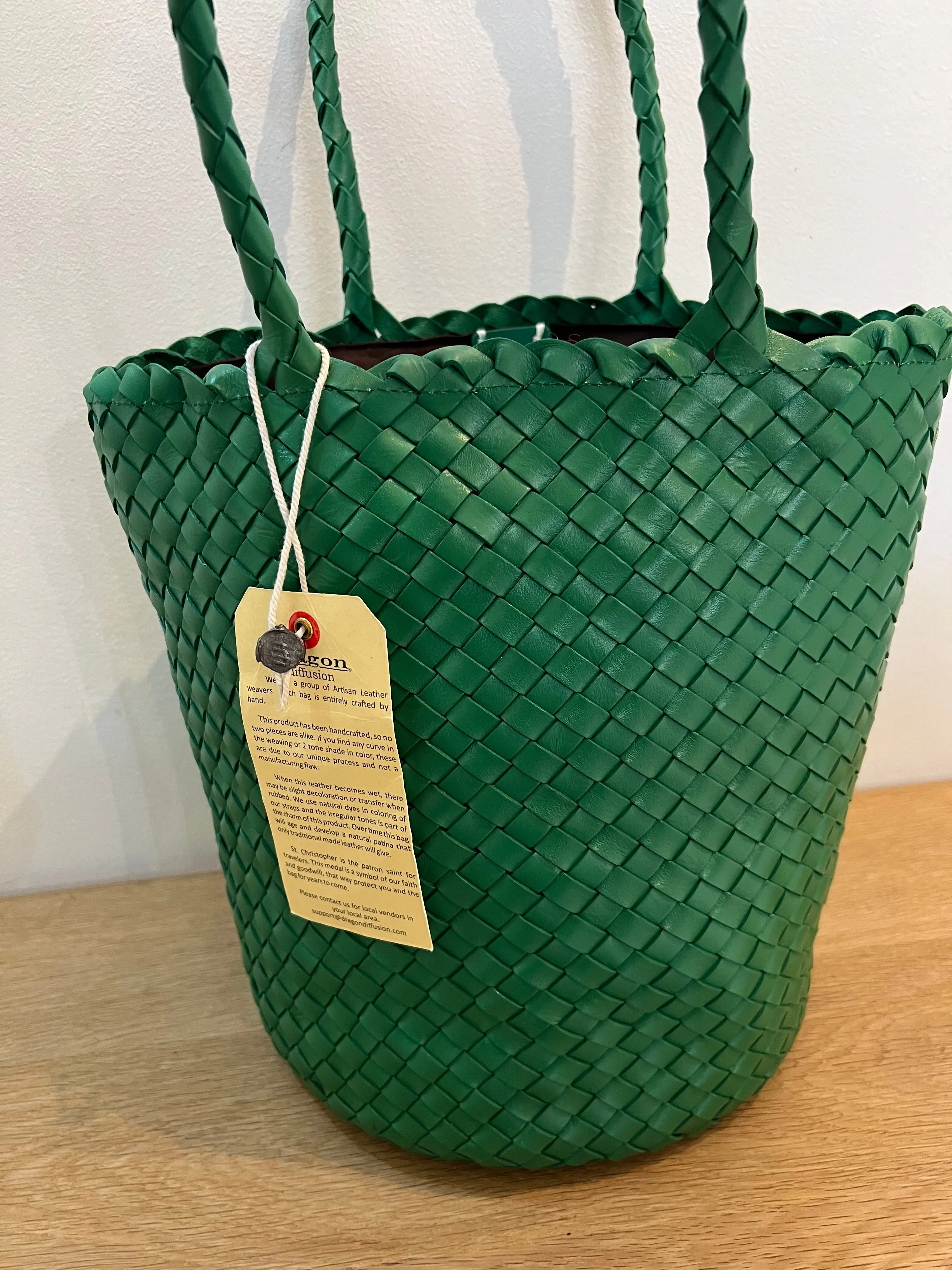 Dragon Diffusion Green Jacky Bucket Bag