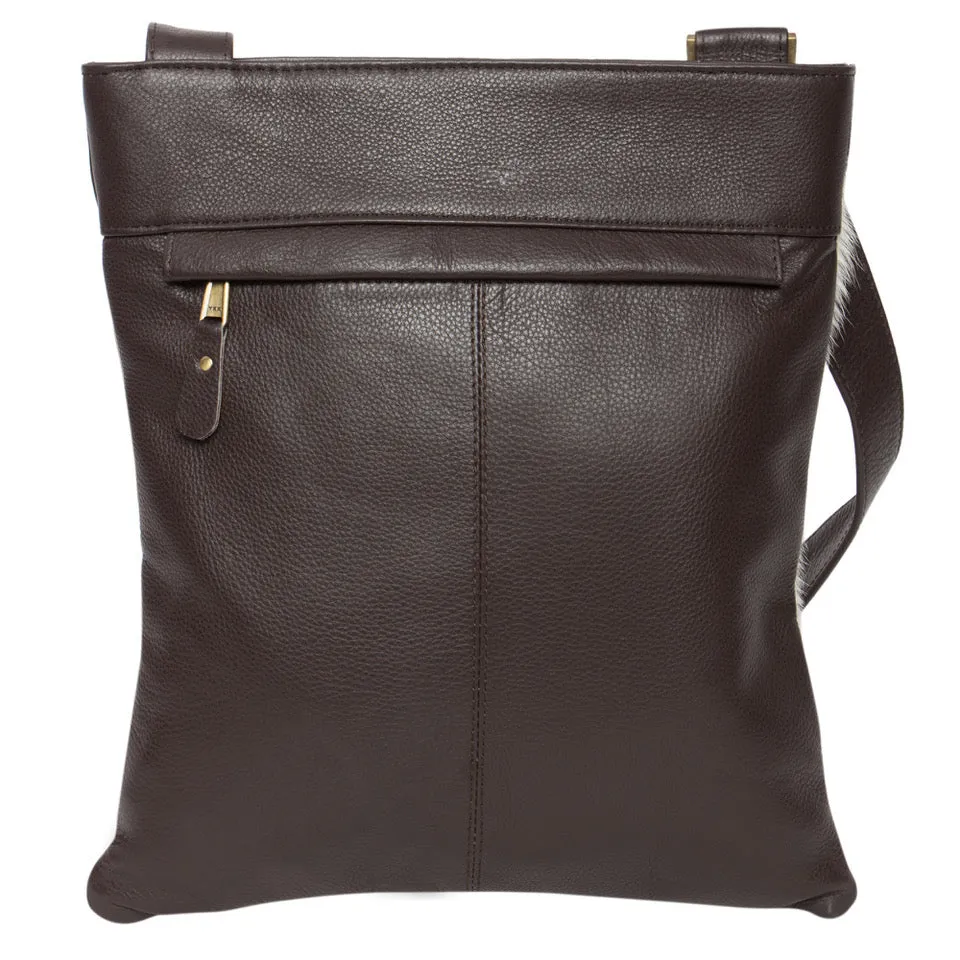 Florence Front Open Pocket Cowhide Bag