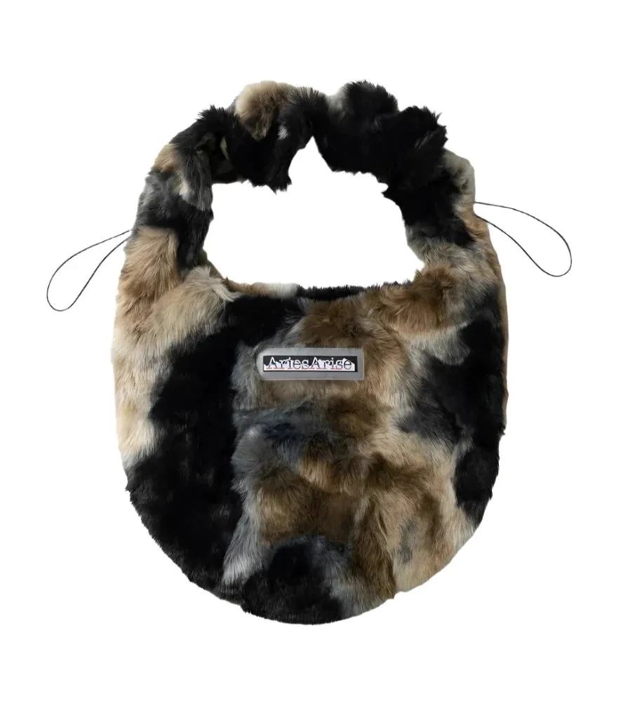 FUR / NYLON REVERSIBLE CAVE BAG / ARIES