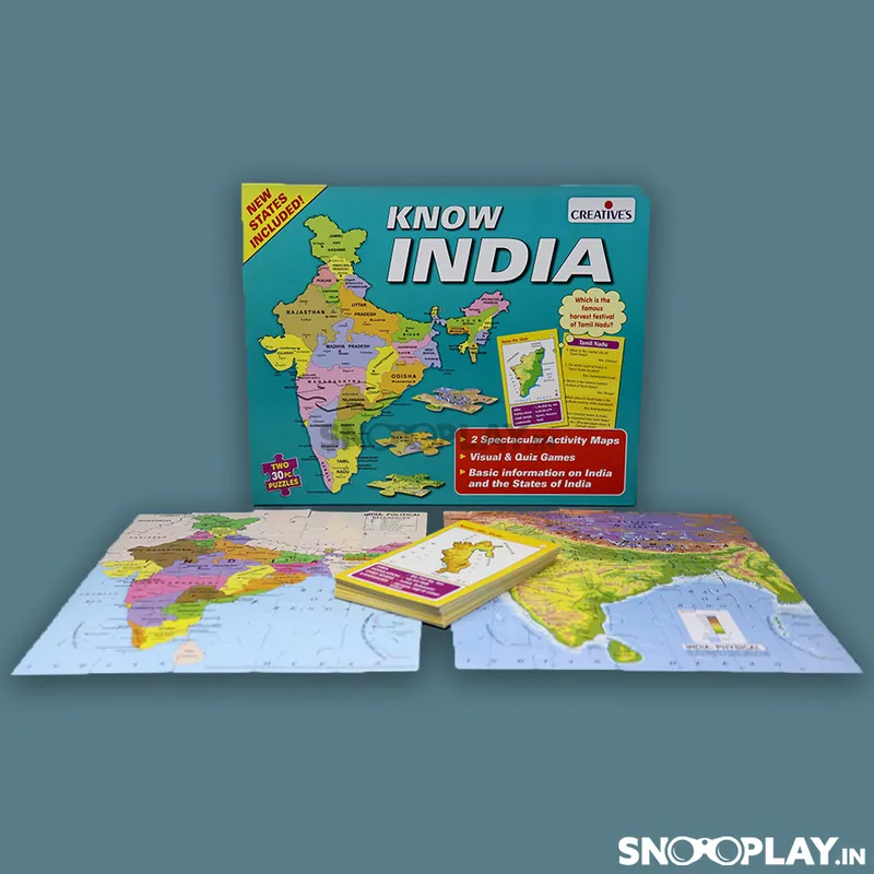 Know India Jigsaw Puzzle For Kids (2 x 30 Pieces)