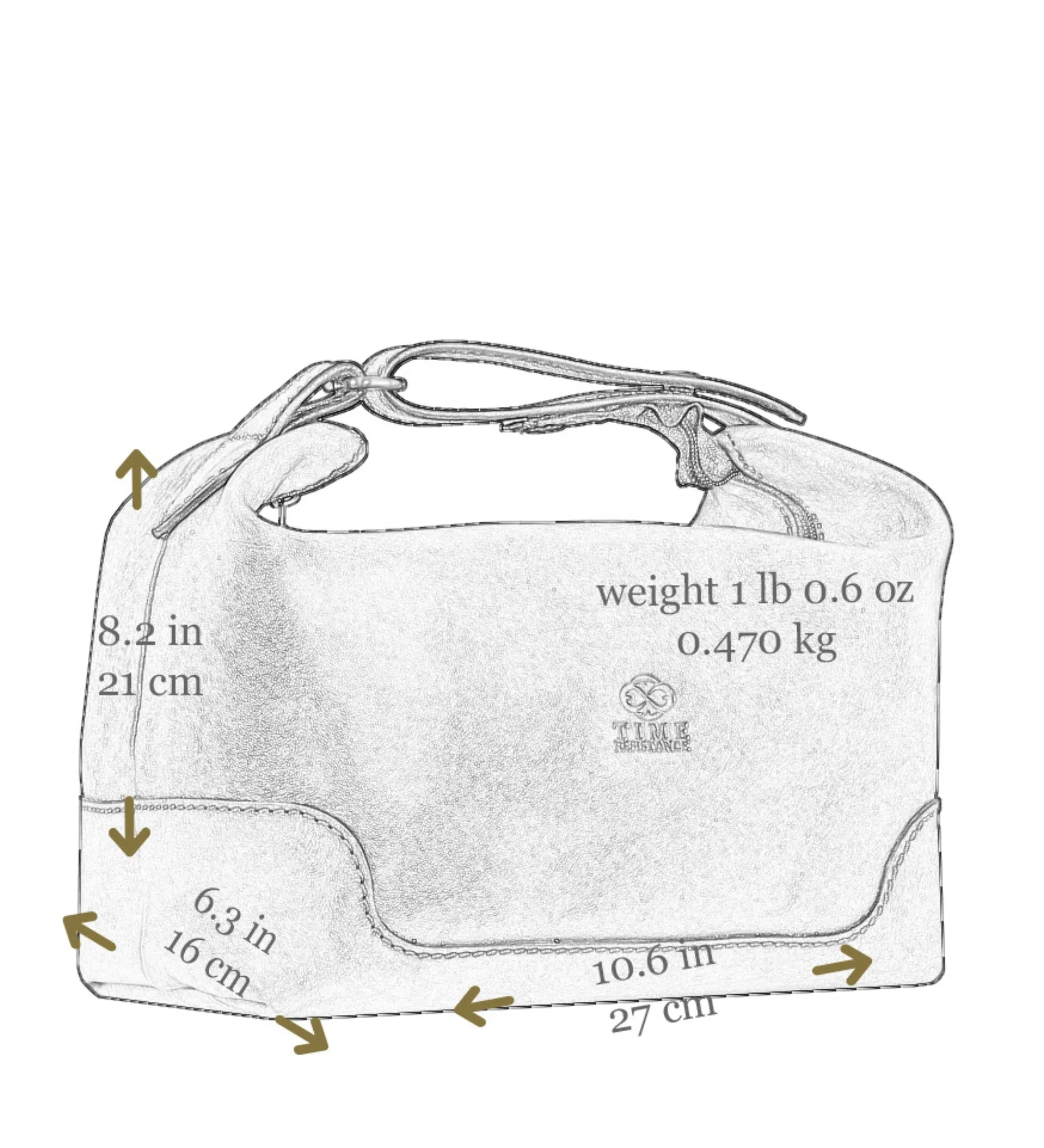 Leather Toiletry Bag for Women - Autumn Leaves