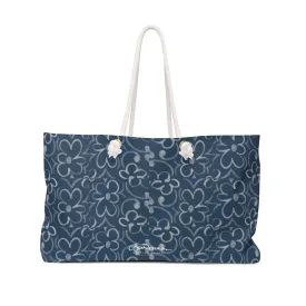 Linear Sixties Floral Weekender Bag