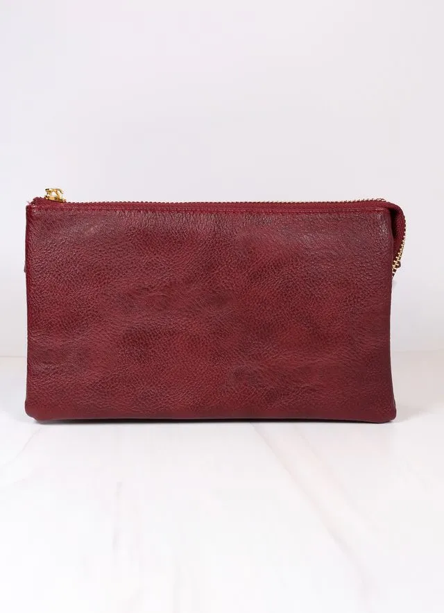 Liz Crossbody Bag Burgundy