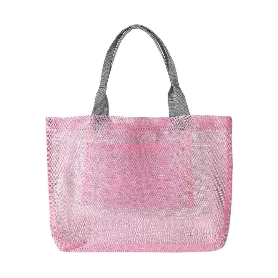 Miniso Solid Color Tote Shopping Bag (Light Pink)