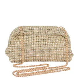 Rhinestone Clam Shell Clutch