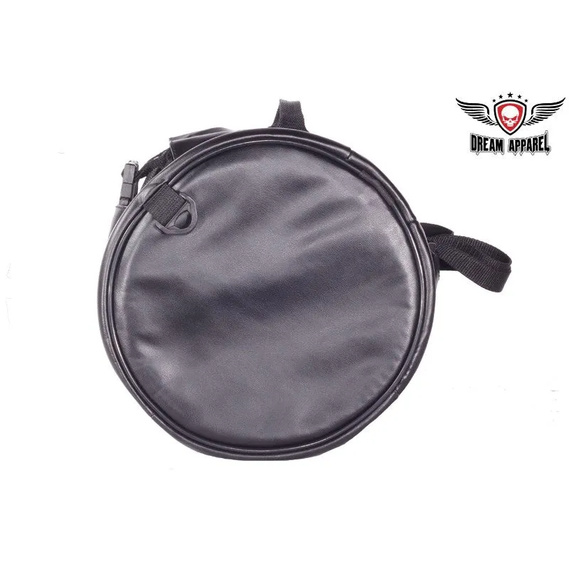 Round Motorcycle Sissy Bar Duffle Bag