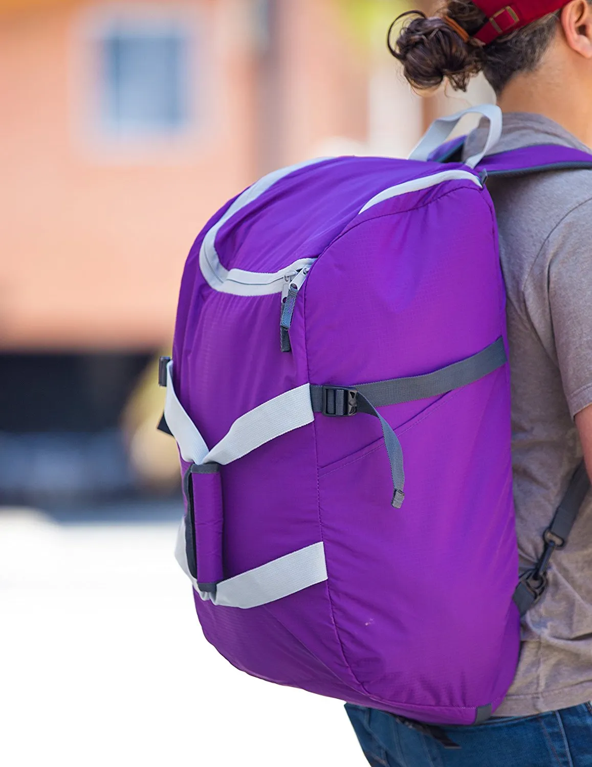 Smart Backpack - Purple/Grey