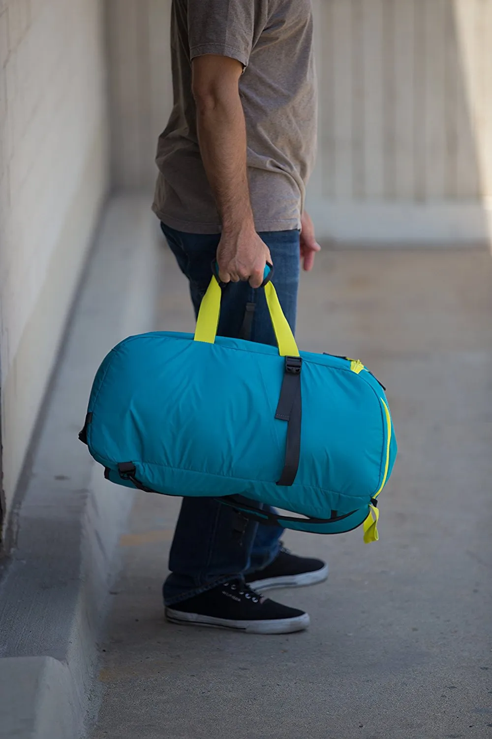 Smart Backpack - Teal/Yellow