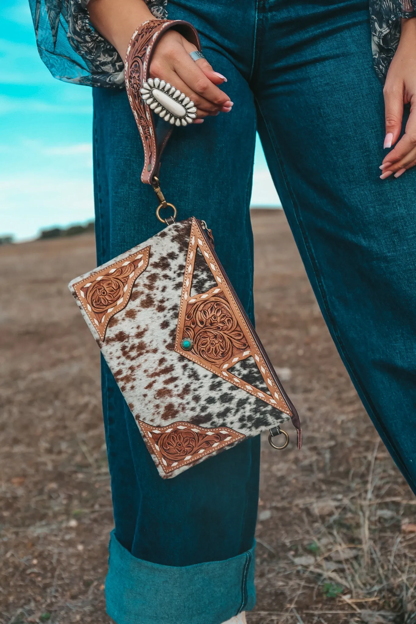 The Claudette Wristlet / Crossbody a Haute Southern Hyde by Beth Marie Exclusive