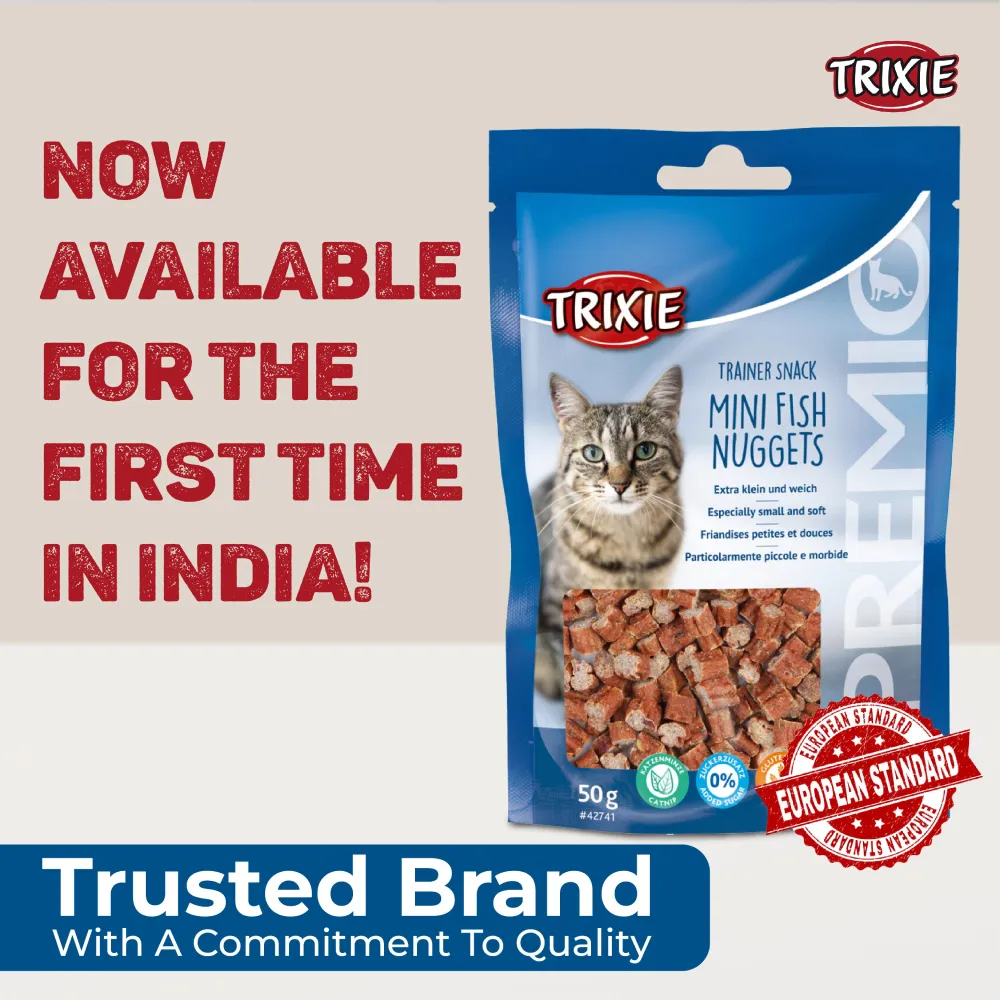 Trixie Premio Trainer Snack Mini Fish Nuggets Cat Treats