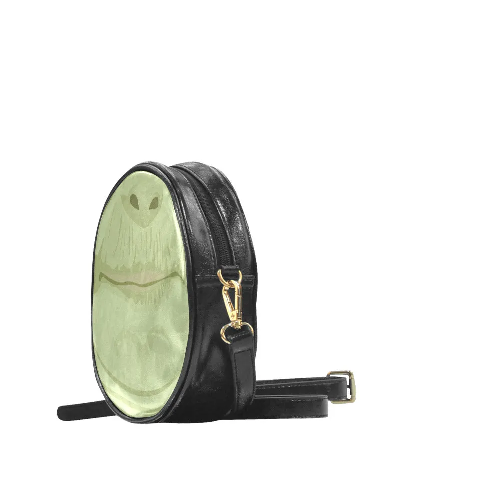 Yoda Face Round Sling Bag